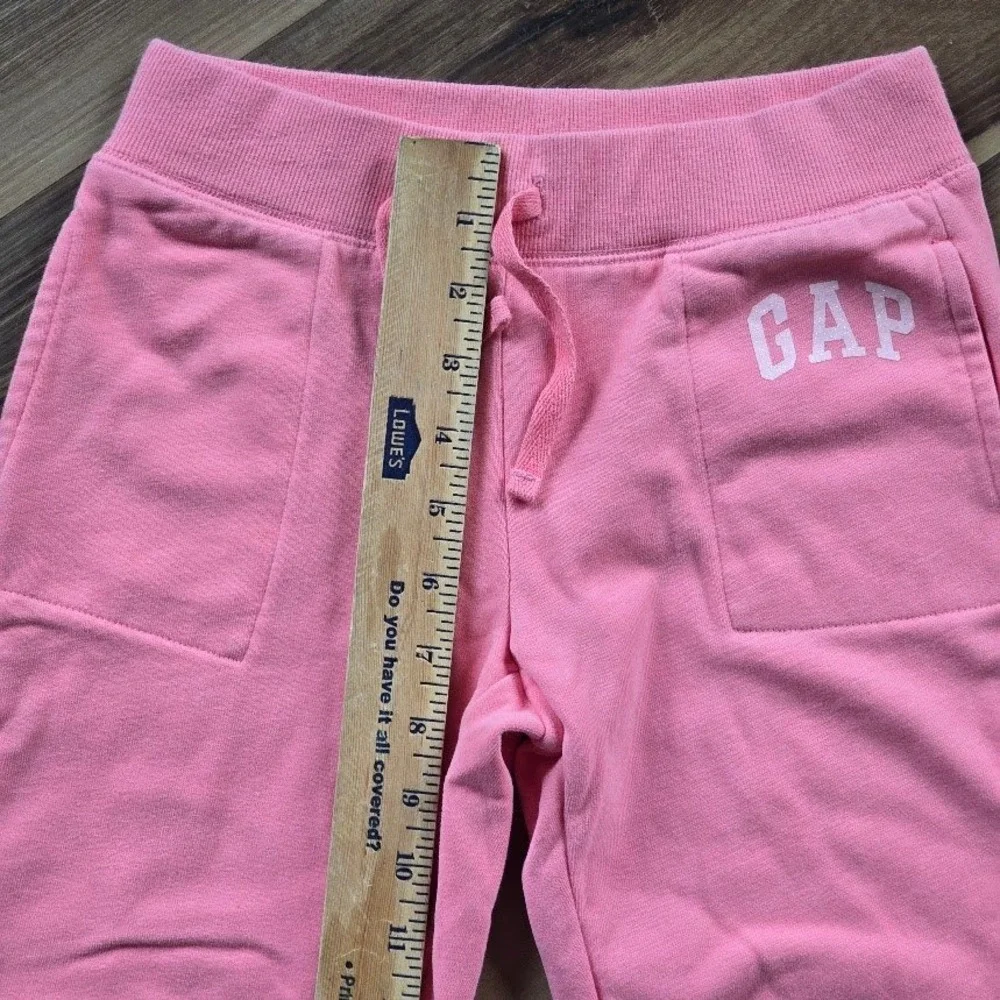 Gap Sweatpants Kids‎ Large 10 Pink Logo Joggers Athleisure Barbiecore